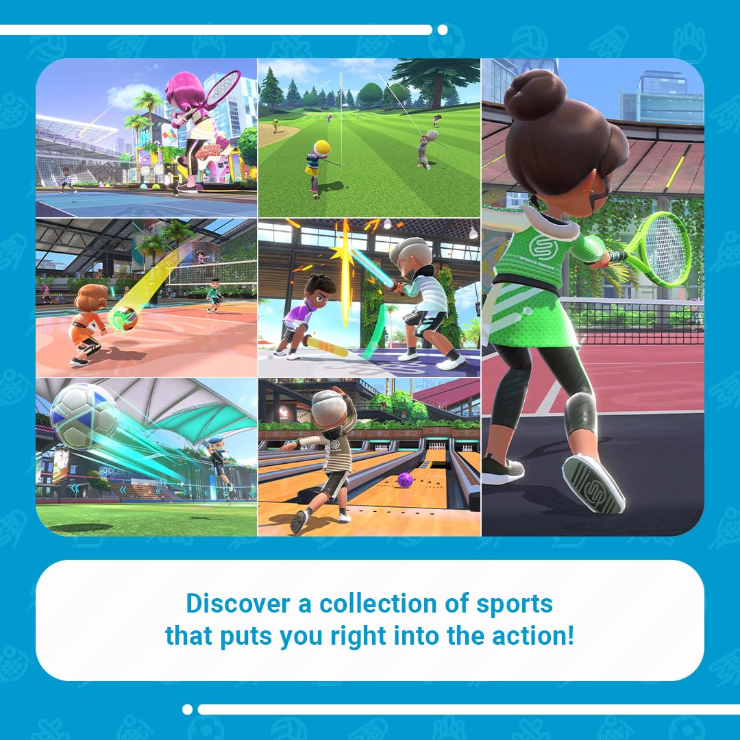 Nintendo Switch (Neon Red/Neon Blue) with Switch Sports Pre-Installed & 12-Month Online Membership