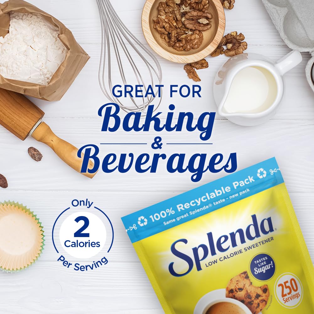 Splenda Low Calorie Granulated Sweetener - Sugar-Free | 75g Pouch | Weight Management 4