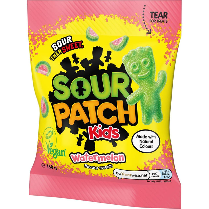Sour Patch Kids Watermelon Flavoured Sour Sweets - 90g