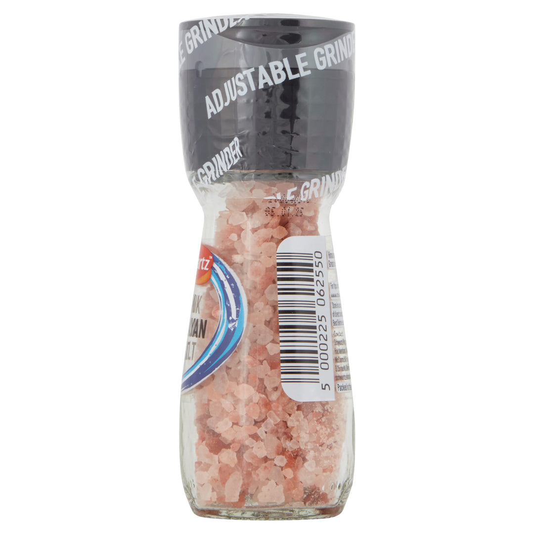 Schwartz Pink Himalayan Salt 71g - Jar with Grinder