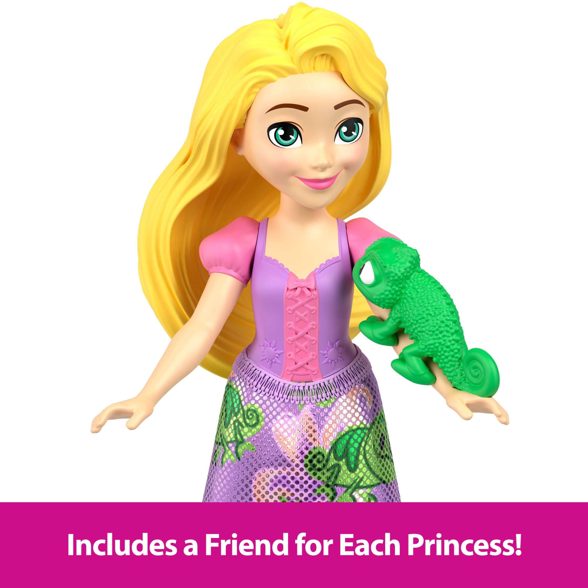 Mattel Disney Princess & Friends 5-Pack Doll Playset with Pposable Figures and Removable Skirts, JBL33 4