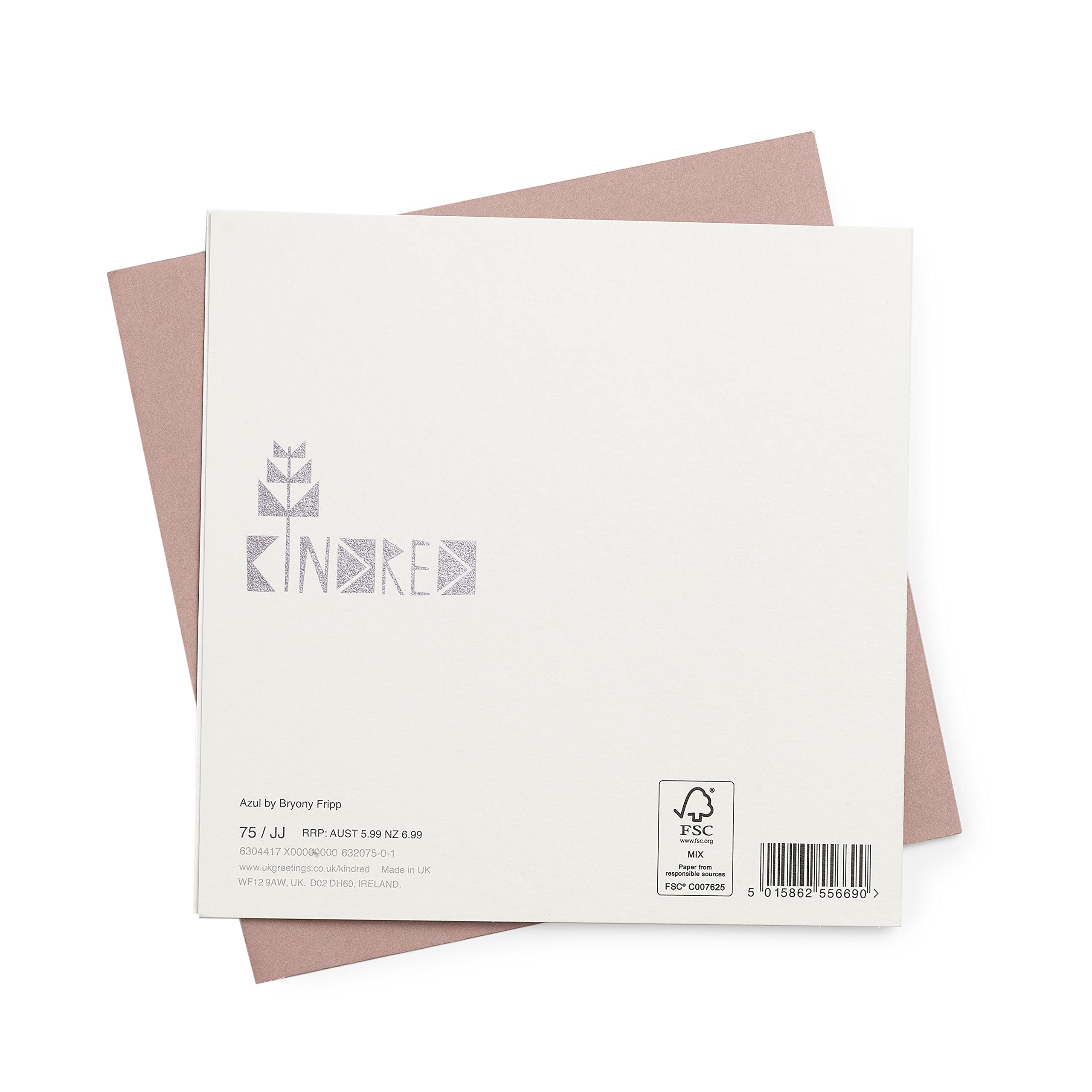 Kindred Just Married Car Wedding Card | 165 x 165 mm | FSC Certified 3