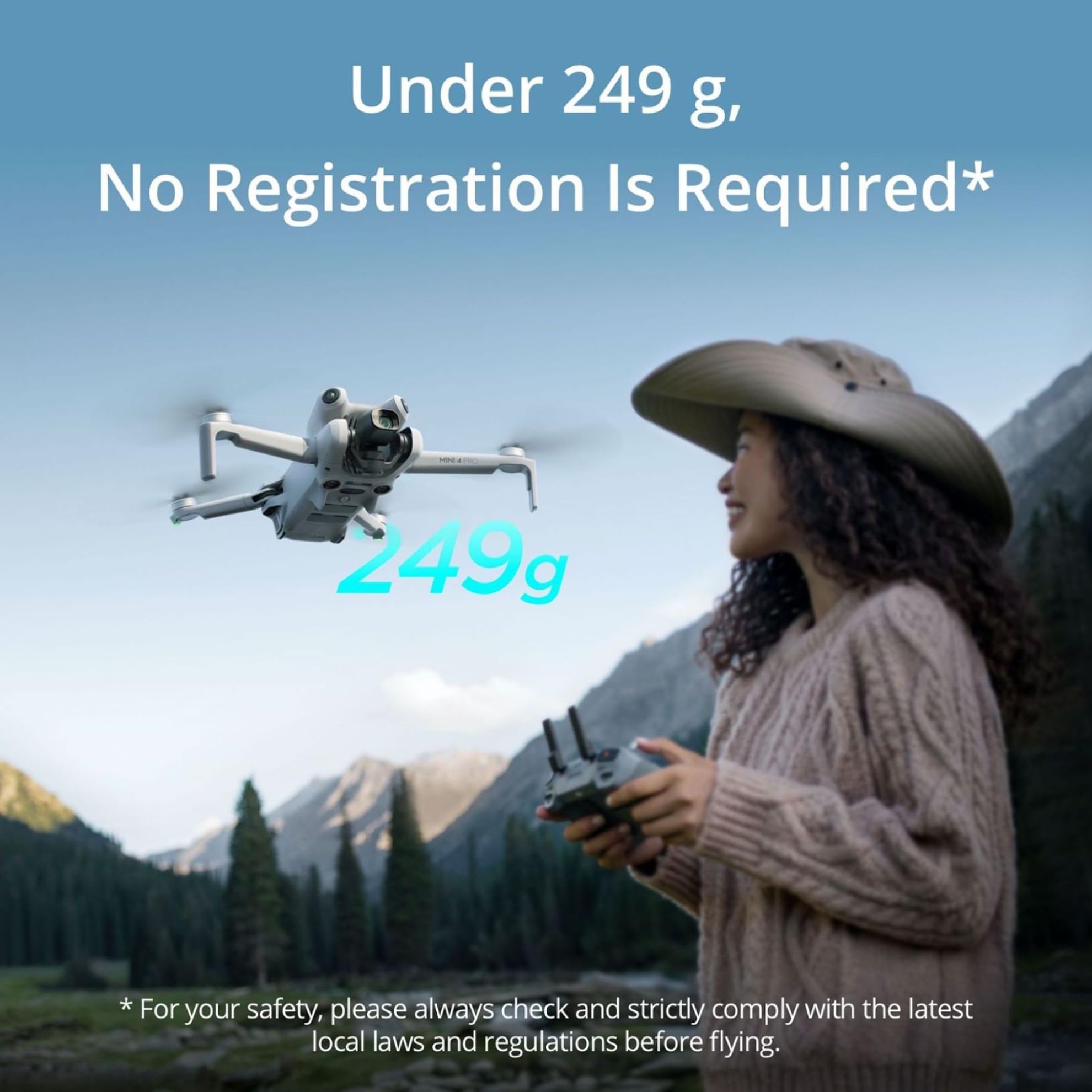 DJI Mini 4 Pro with DJI RC 2 - 4K HDR Folding Drone with Omnidirectional Obstacle Sensing 6