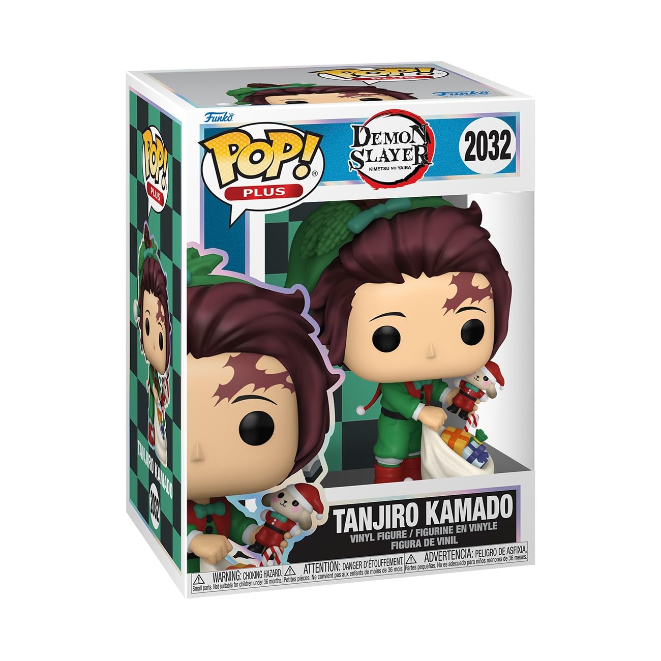 Funko Pop! Plus: Tanjiro Kamado - Demon Slayer Collectible Vinyl Figure | 3.75 Inches