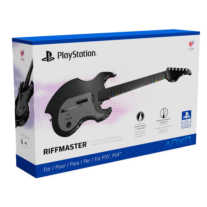 PDP RIFFMASTER Wireless Guitar Controller for PlayStation 5 & PlayStation 4