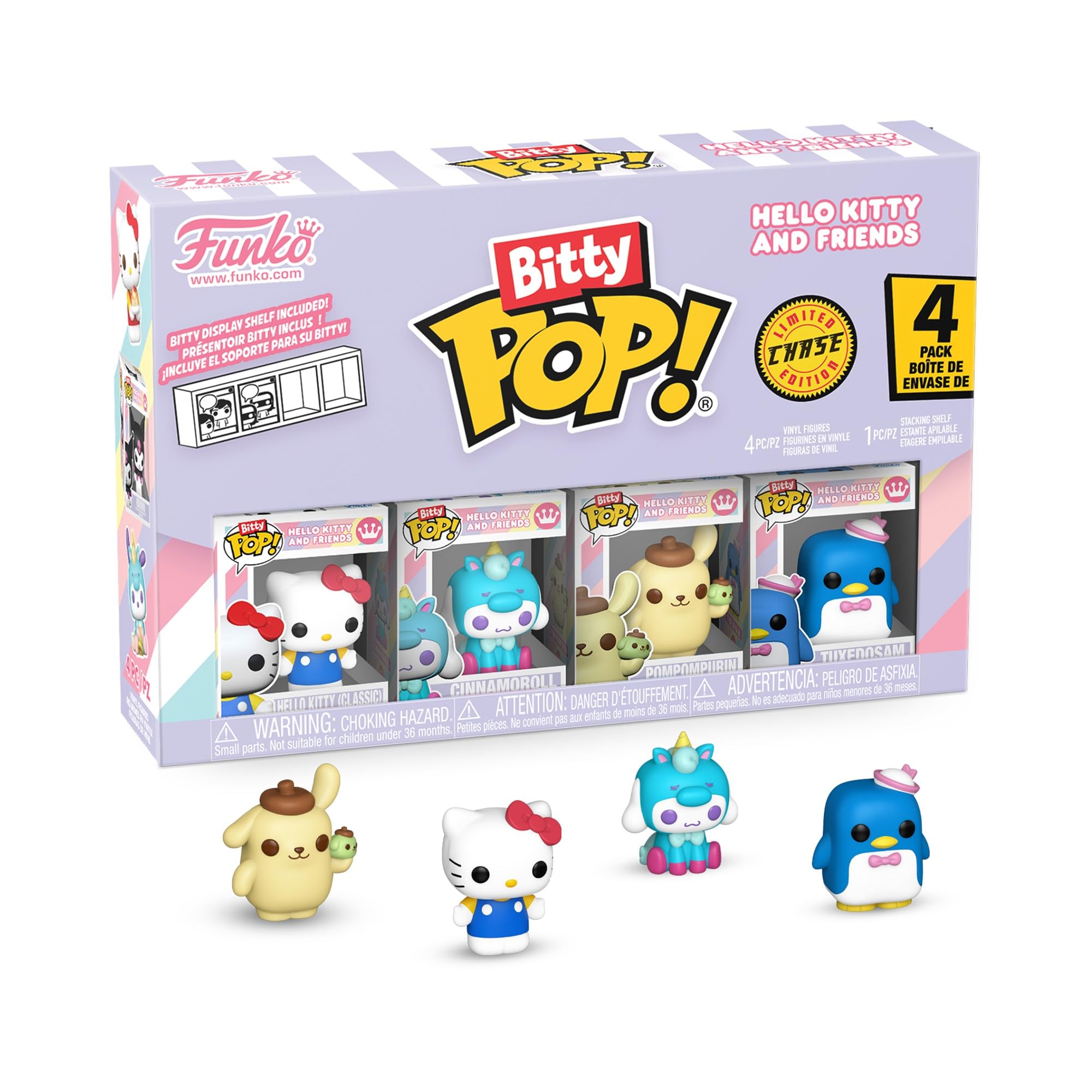 Funko Bitty Pop! Sanrio Hello Kitty 4PK with Mystery Mini Figure | 0.9-inch Vinyl