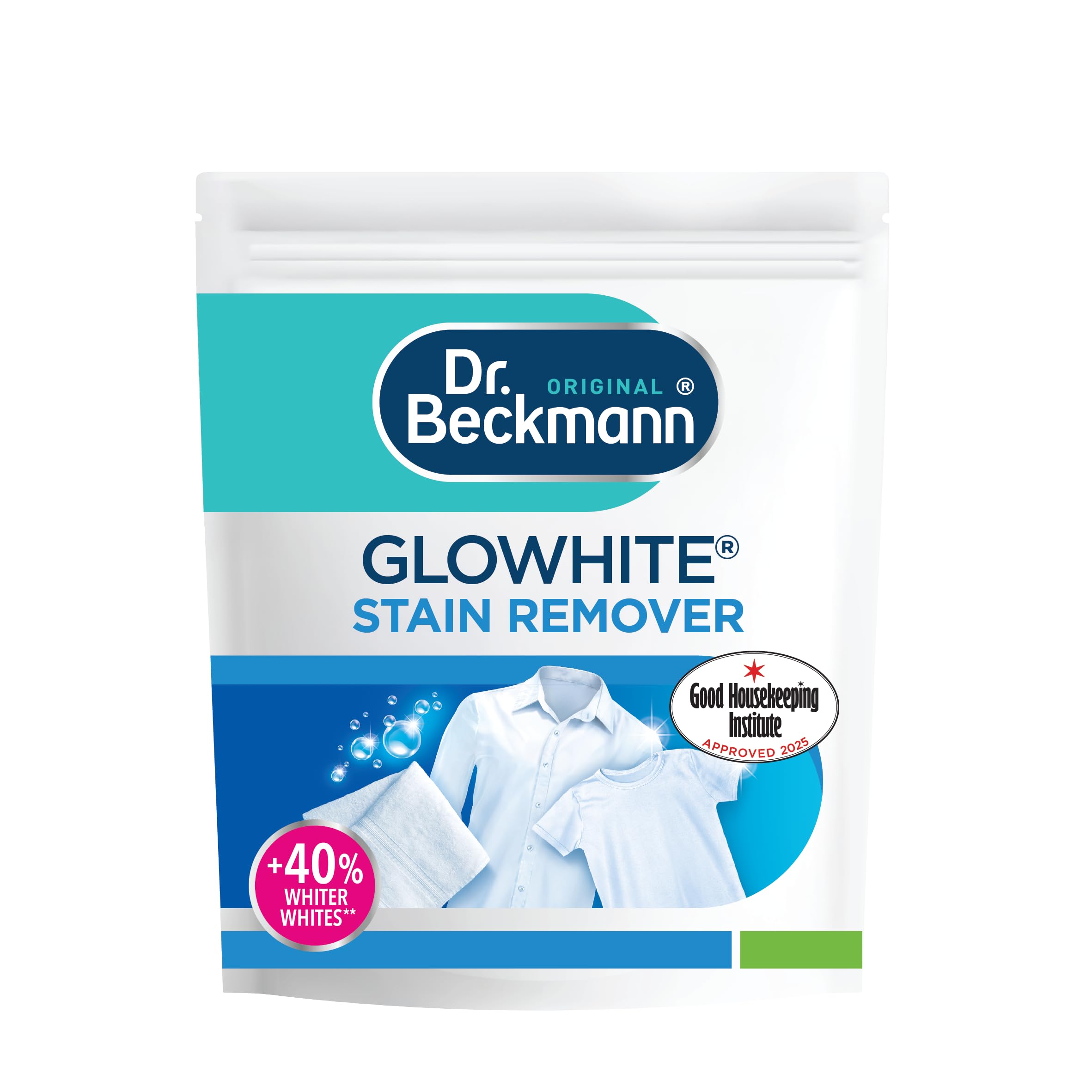 Dr. Beckmann Glowhite Whitening Booster Powder for White Laundry Stain Remover 400g 1