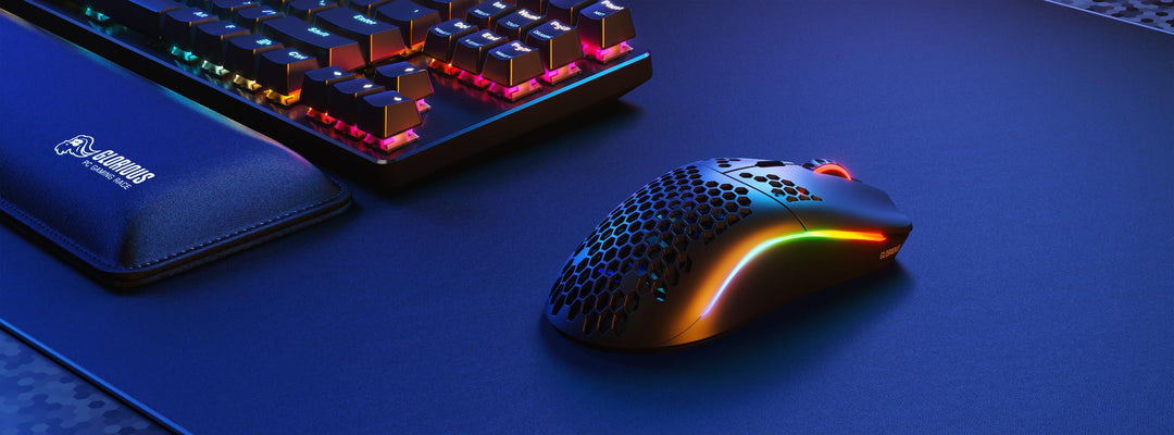 GLORIOUS Model O Wireless Gaming Mouse - 69g Superlight, Honeycomb Design, 19,000 DPI, 71H Battery, RGB, Ambidextrous, 2.4GHz Wireless - Matte Black
