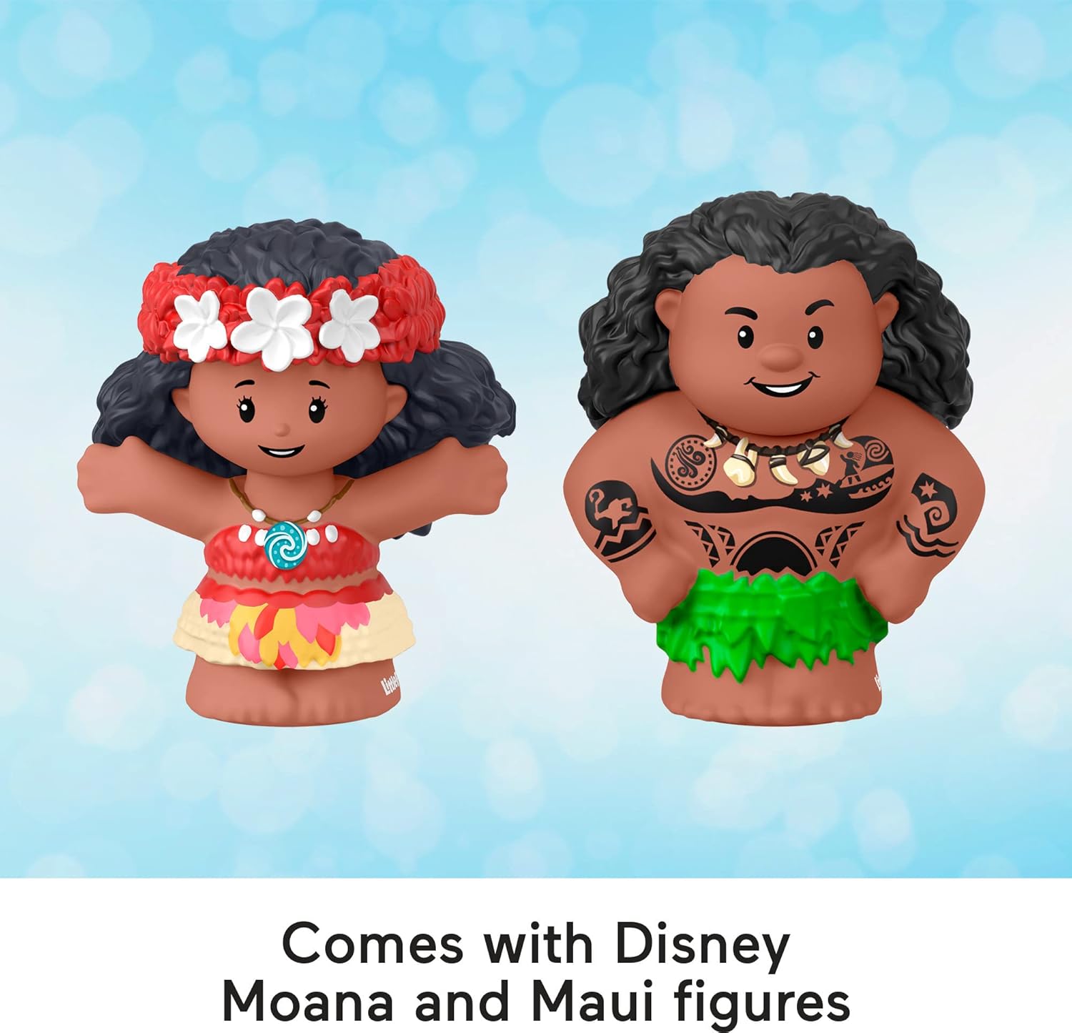 Disney Princess Moana & Maui's Canoe by Little People - Interactive Playset for Toddlers 18M+ 2