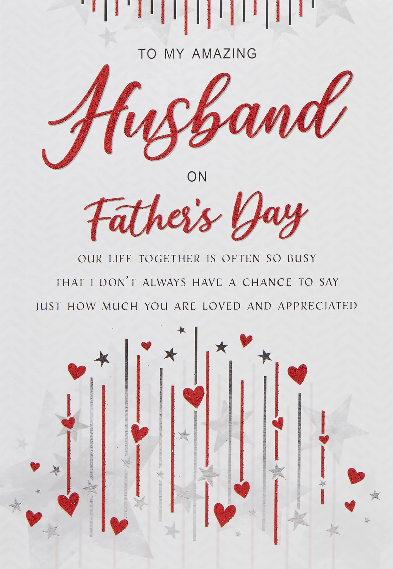 Piccadilly Greetings Husband Father's Day Card - 9 x 6 Inches | Multicolor 1