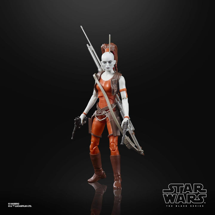 Star Wars The Black Series Aurra Sing 6-Inch Action Figure - Premium Articulation for Ages 4+