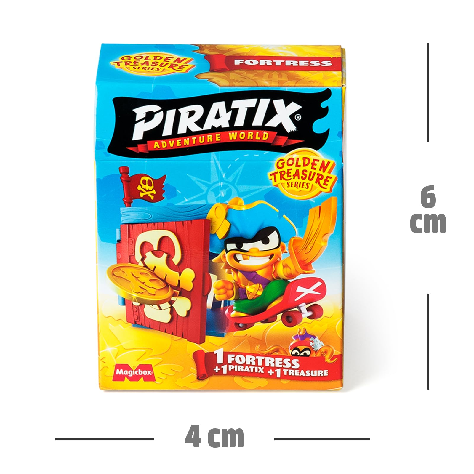 PIRATIX Golden Treasure Series - 6 Fortress Playset for Kids 3+ 3