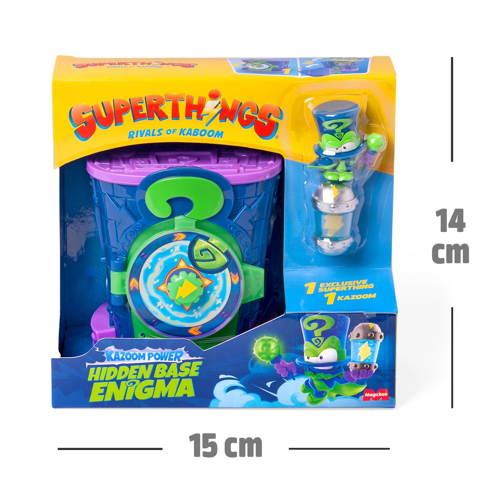 SUPERTHINGS RIVALS OF KABOOM Enigma's Hidden Base Enigma Playset | Plastic | Unisex Children 9