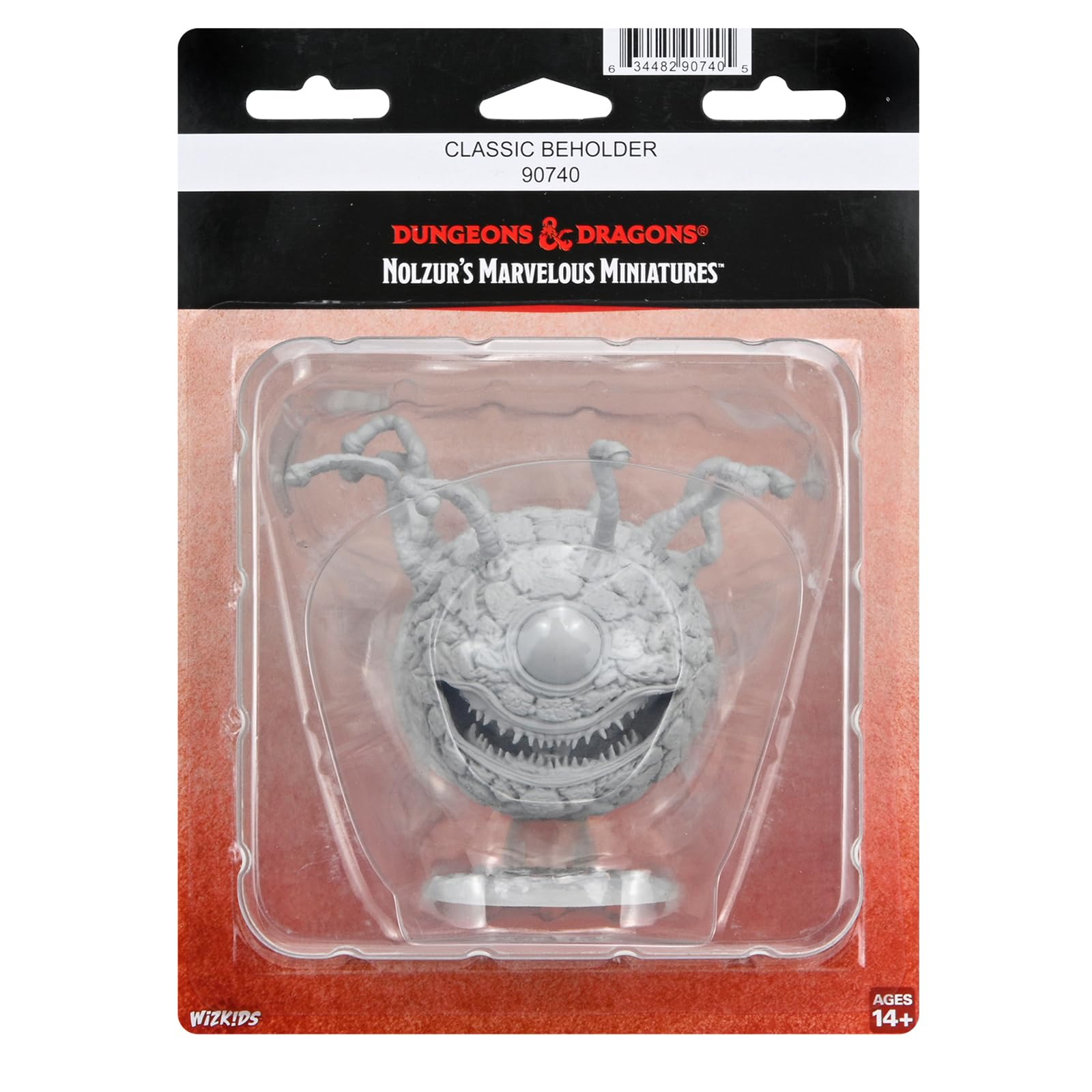 WizKids D&D Nolzur's Marvelous Miniatures: Classic Beholder (Wave 24) | Unpainted Plastic Figure 1