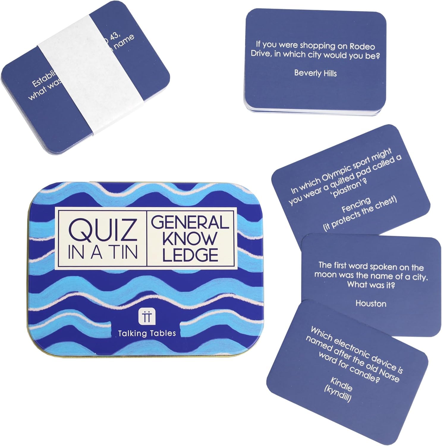 Talking Tables Quiz in a Tin General Knowledge Card Game 4