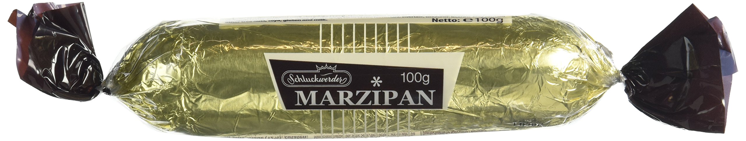 Schluckwerder Marzipan Bar Covered in Dark Chocolate, 100 g 1