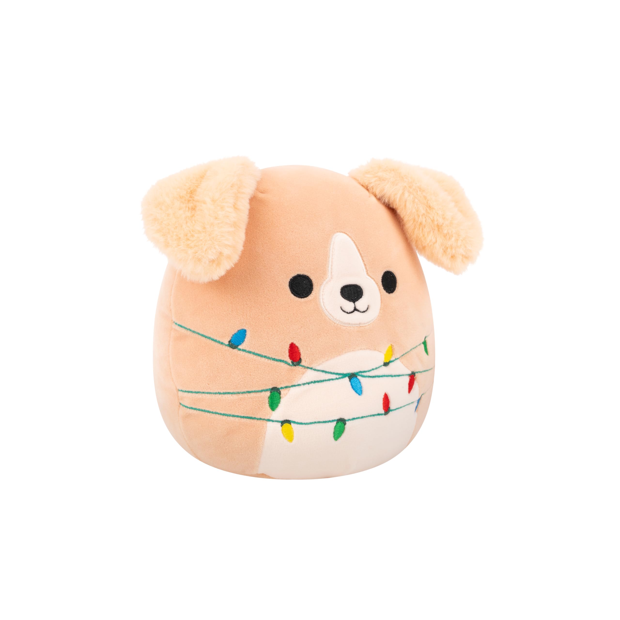 Squishmallows Stevon the Golden Retriever 7.5-Inch Plush with String Lights - Soft Stuffed Animal for Kids 3+ 12