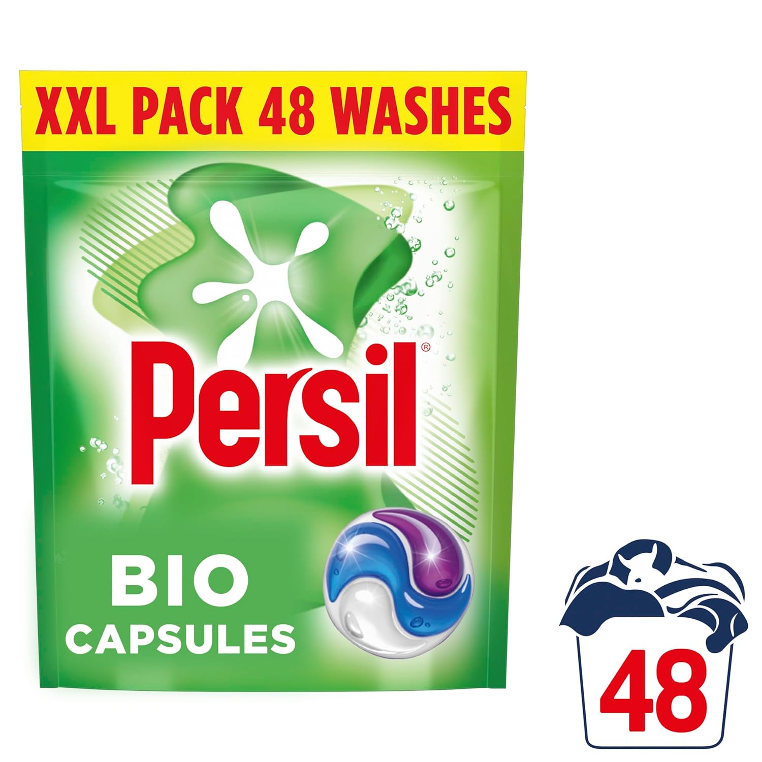 Persil - Bio 3 in 1 Washing Capsules 48 Washes 4