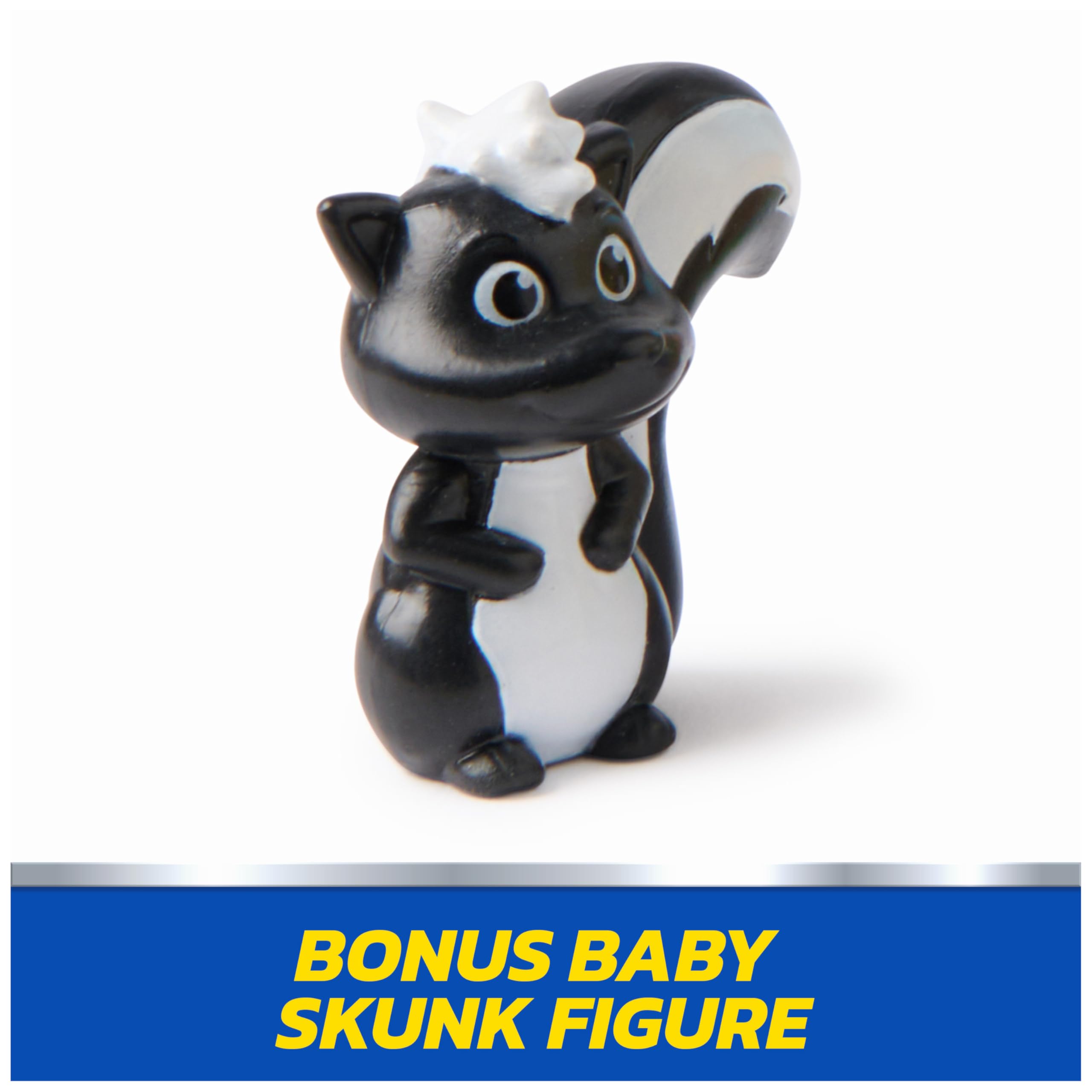 Paw Patrol Rubble & Mr. Porter Action Figure 3-Pack with Skunk Toy | Ages 3+ 4