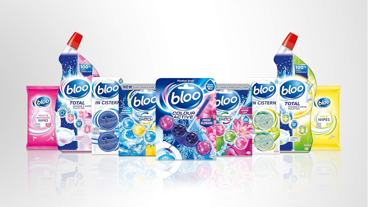 Bloo Power Active - Toilet Rim Block (50g)