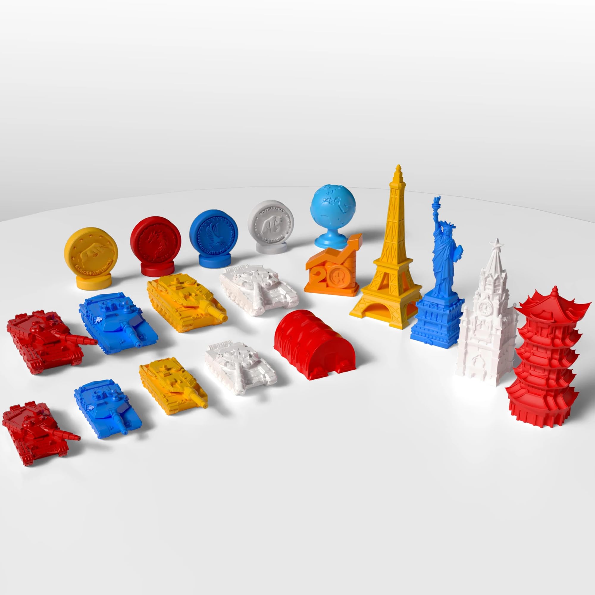 World Order Miniature Pack - 93 Collectible Pieces, 3D Printed, Board Game Accessory 5