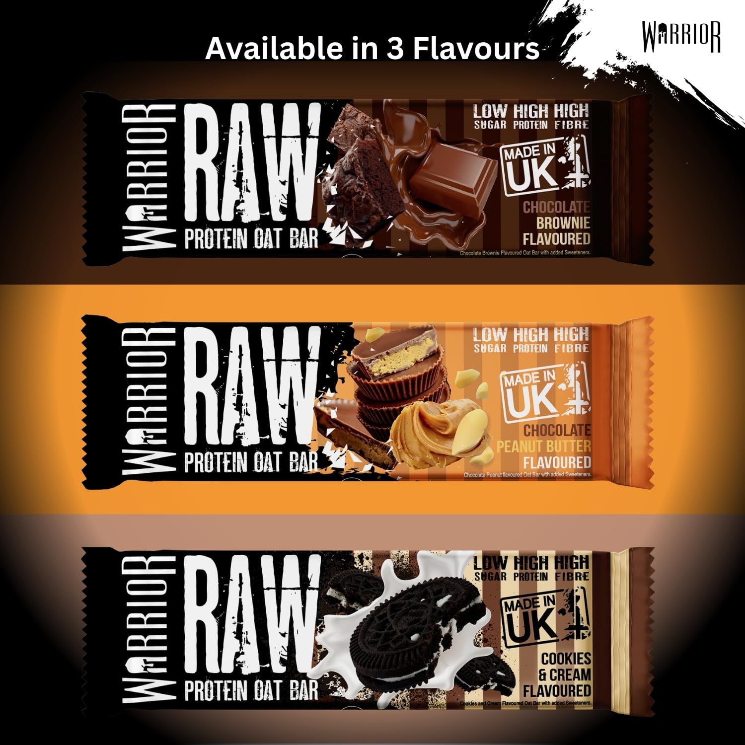Warrior RAW Protein Bars - 20g Protein Per Bar | Low Sugar | 24 Pack 7