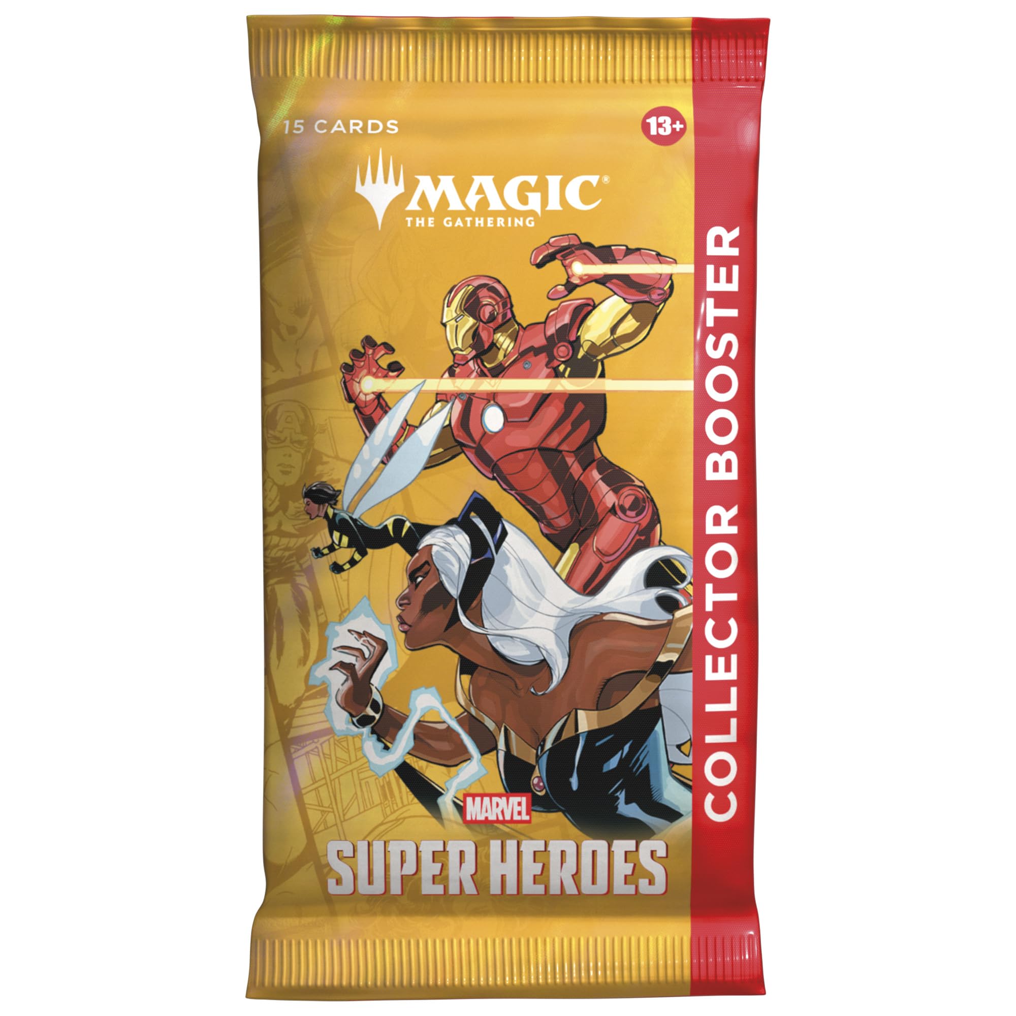 Magic: The Gathering Marvel Super Heroes Collector Booster Pack | 15 Cards | Unisex Adult