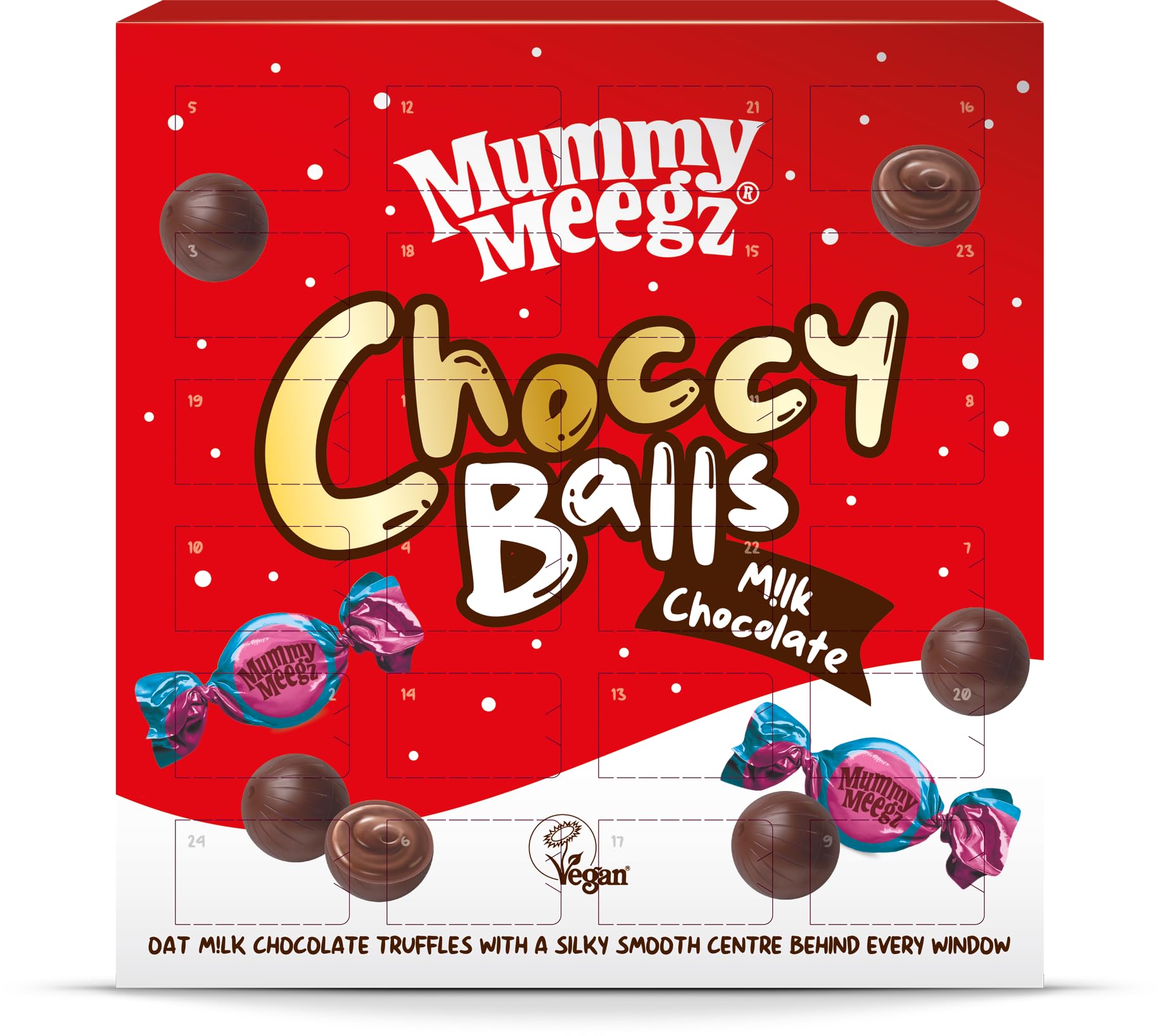 Mummy Meegz - Vegan Choccy Balls Advent Calendar - 288g 1