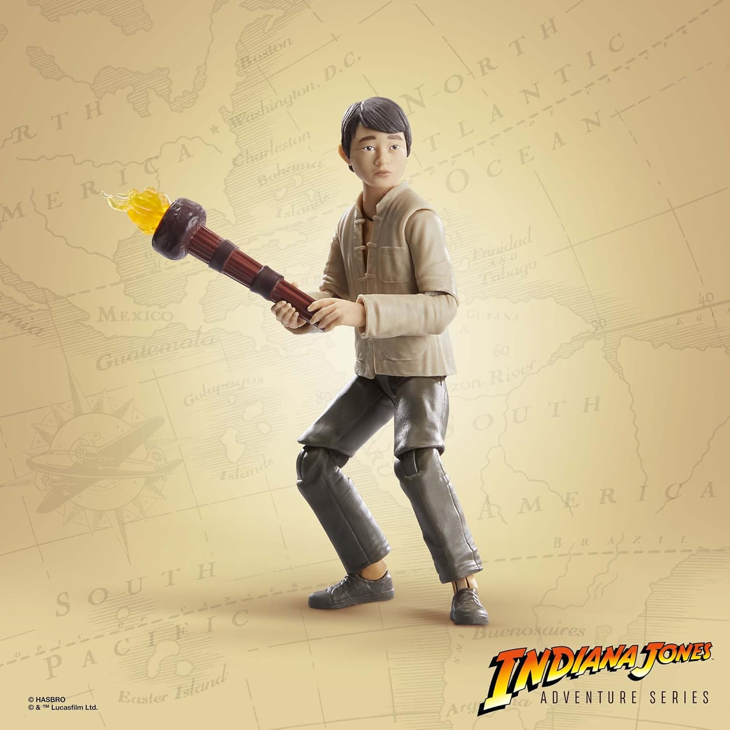 Hasbro Indiana Jones Adventure Series Temple of Doom - Short Round 6" Action Figure (F6068) 6