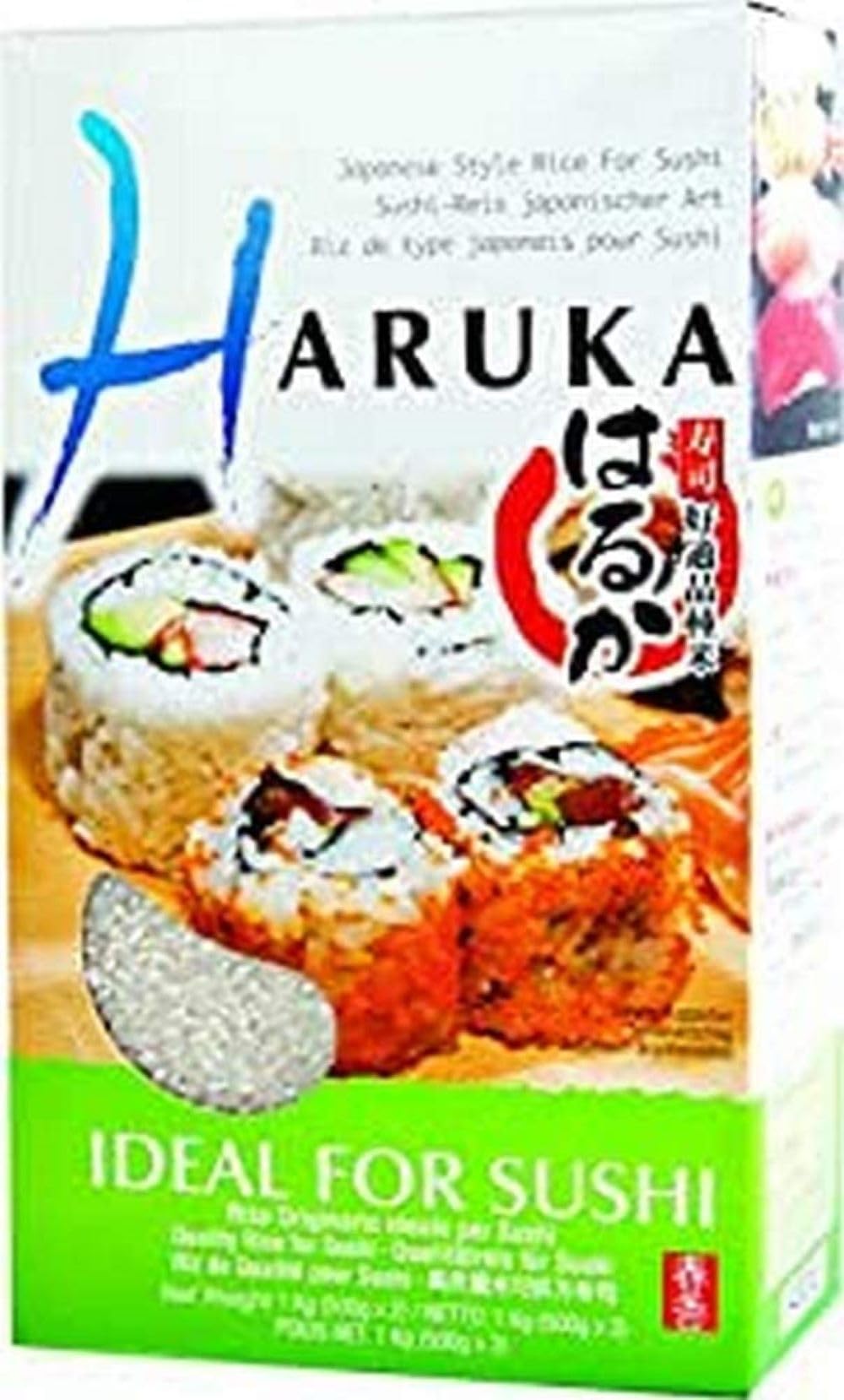 Haruka Sushi Rice - Japanese Style Short Grain White Rice | 1kg Bag 1