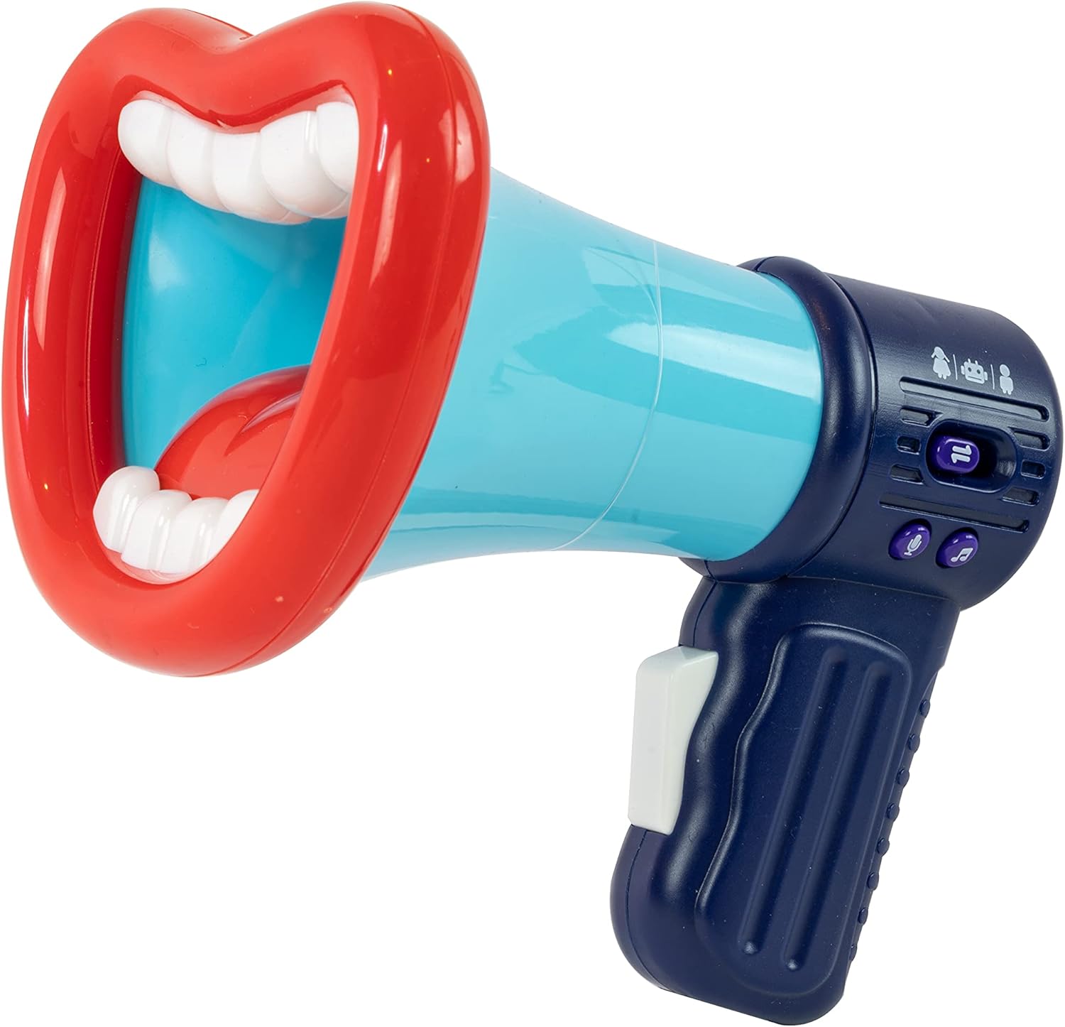 Loudmouth Electronic Voice Changer - 3 Voice Modes & Record Function, Red White and Blue 2