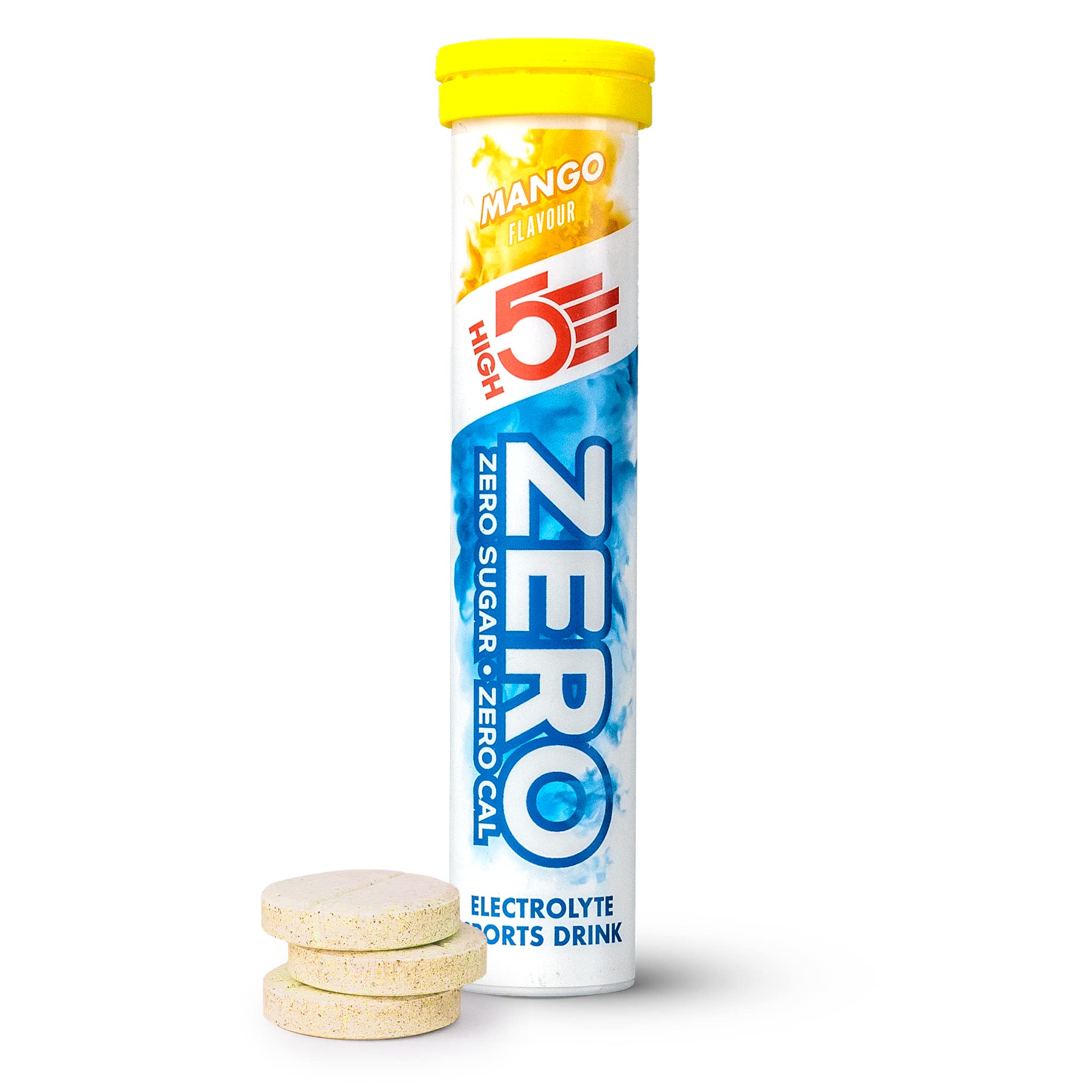 HIGH5 ZERO Electrolyte Tablet - Sugar-Free Hydration with Vitamin C | Mango | 20 Count 1