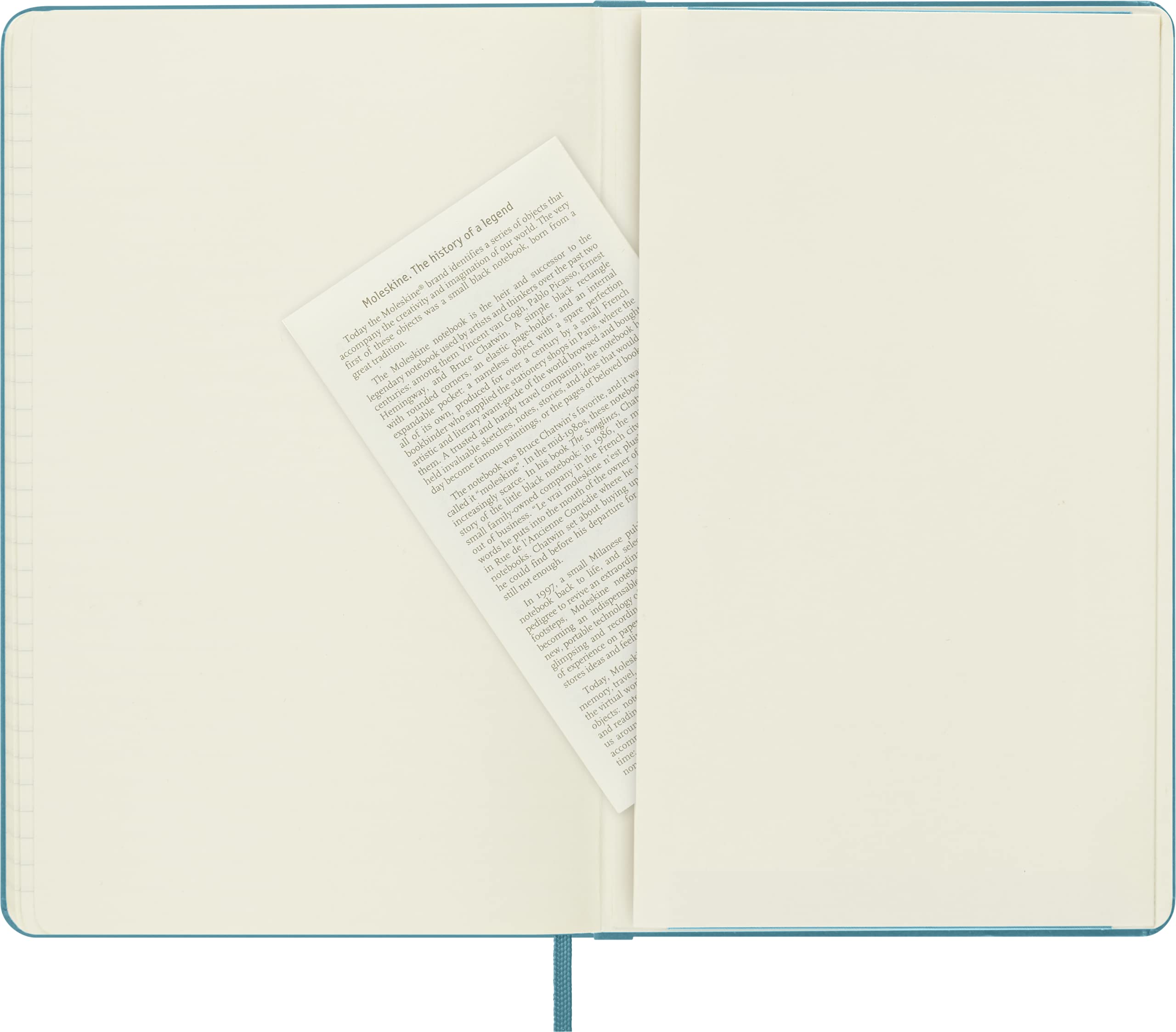 Moleskine Classic Notebook - Ruled Pages, Hard Cover, Large 13x21cm | 240 Pages | Reef Blue 6