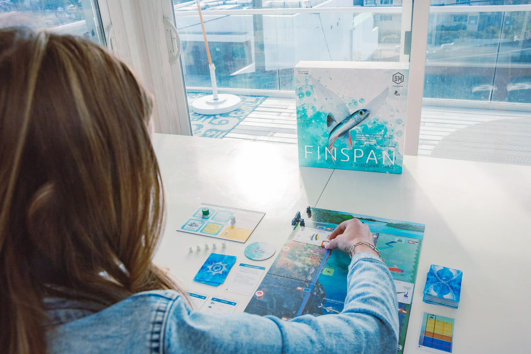 Stonemaier Games Finspan Board Game | Ages 10+ | 1-5 Players | 45-60 Minutes
