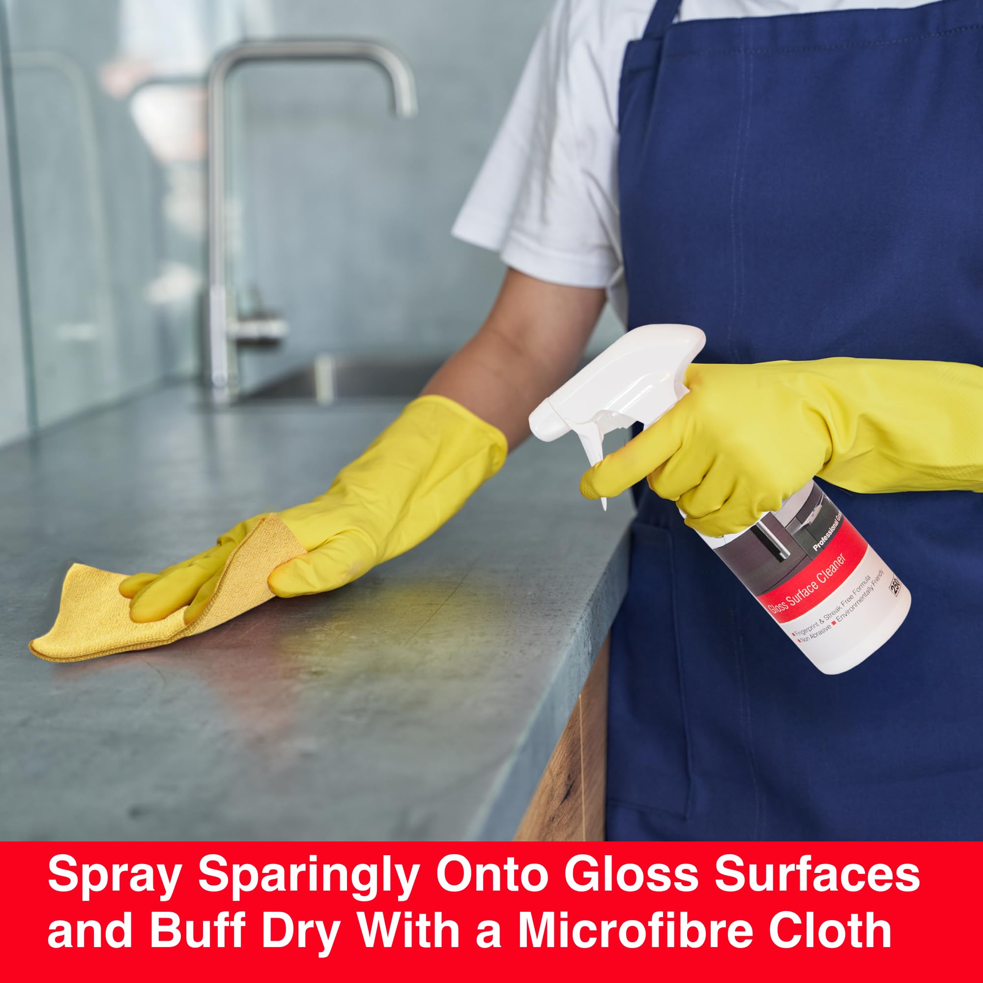 Unika Gloss Surface Cleaner - Anti-Static, Streak-Free Finish | 250 ml Spray | Fresh Scent 2