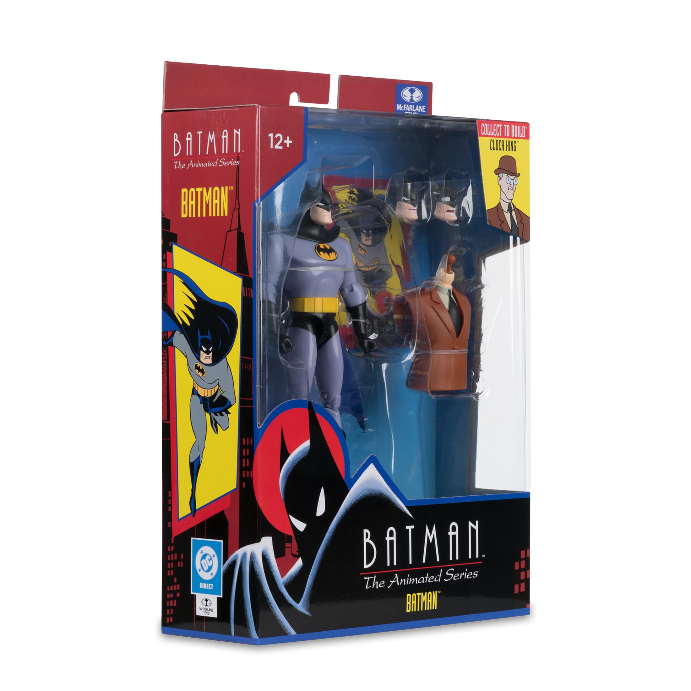 McFarlane Batman: The Animated Series Batman 6-Inch Action Figure | Articulated | Includes Alternate Heads 8