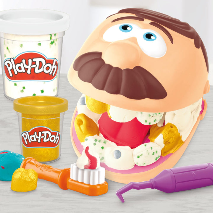 Play-Doh Drill 'n Fill Dentist - Pretend Play Dental Set for Kids 3+