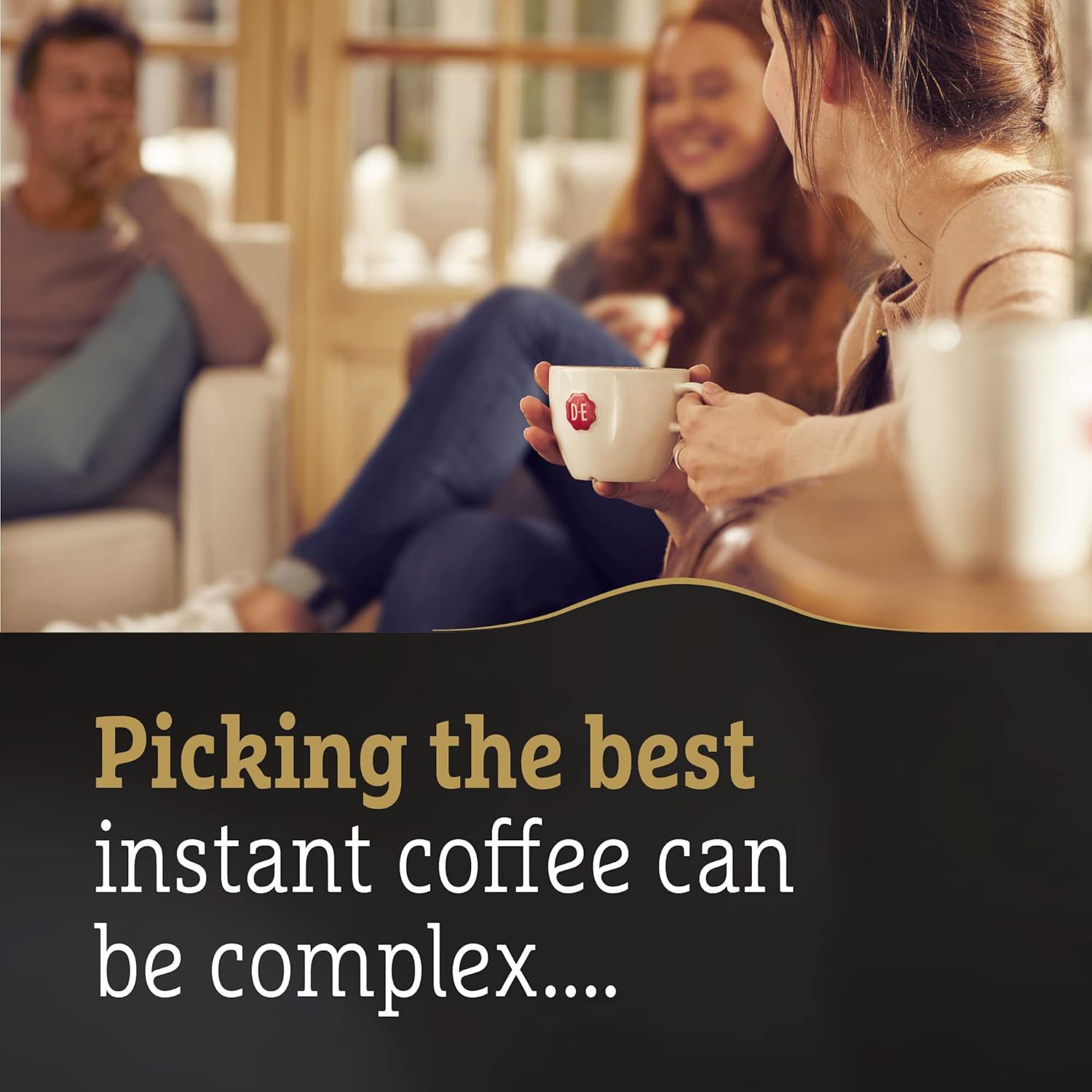 Douwe Egberts Pure Gold Instant Coffee - 750g Resealable Tin 3