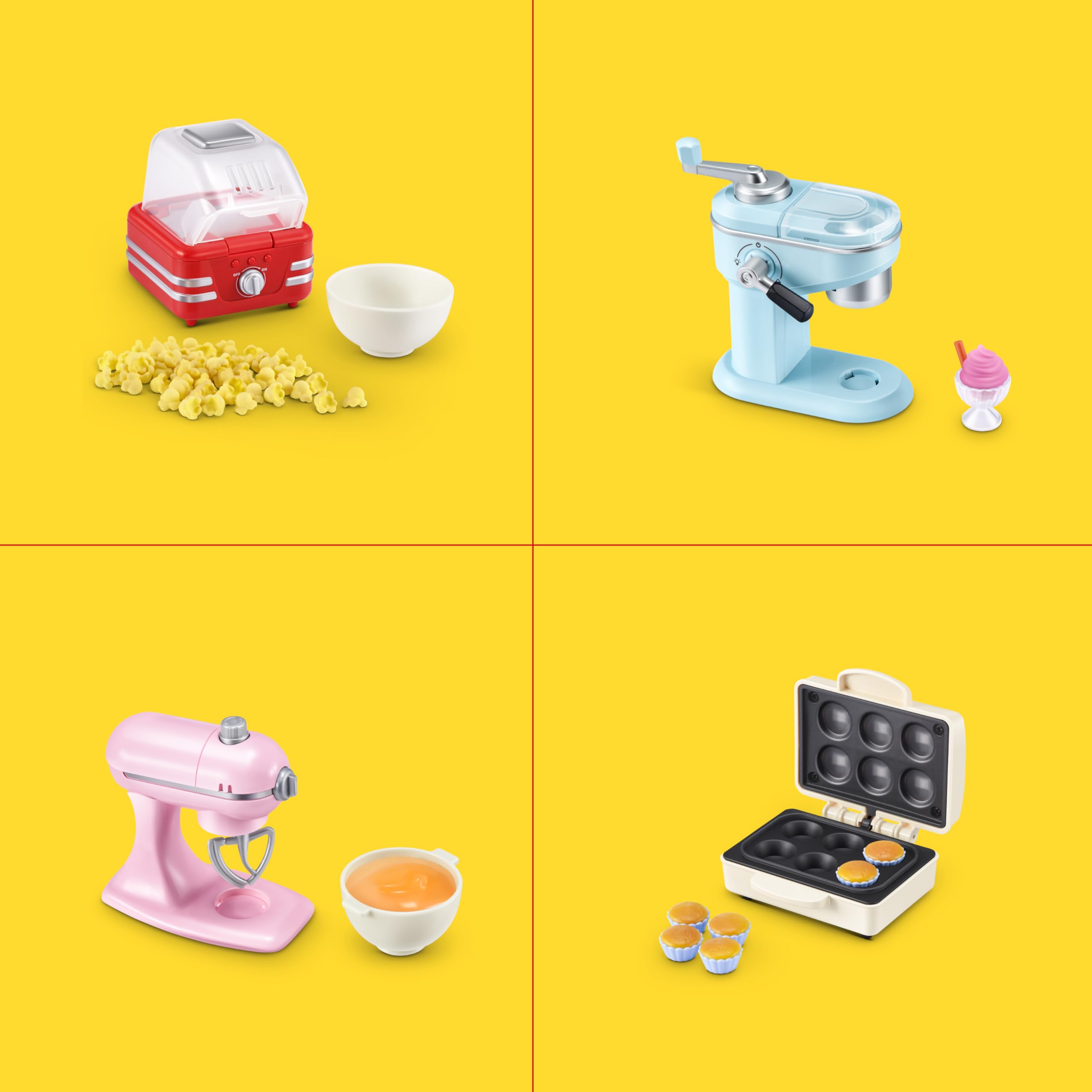 Mini Brands Really Works Magic Cook Kitchen Capsule - Ice-cream Maker | Working UV Light | Ages 3+ 8