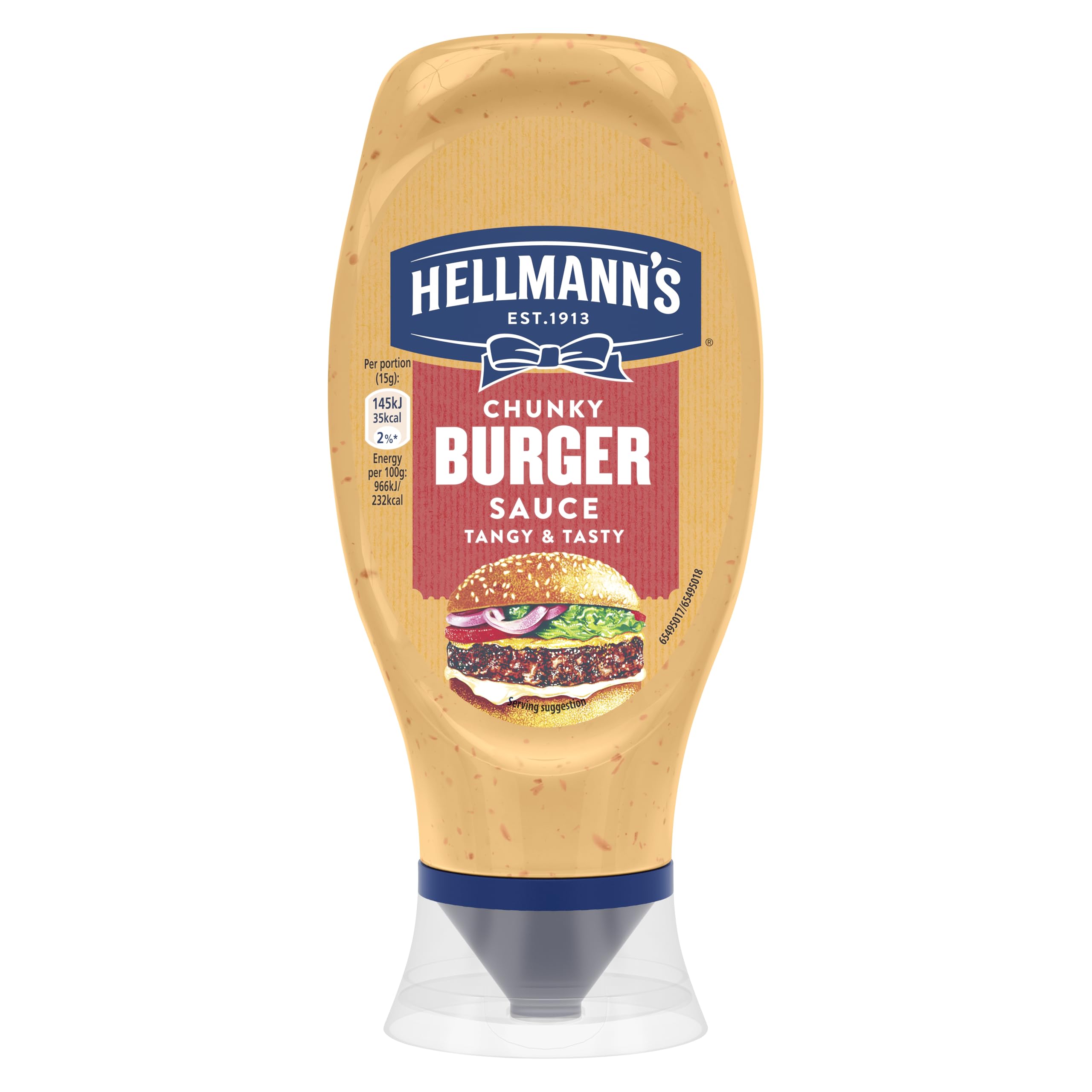 Hellmann's Chunky Burger Sauce - Creamy with Gherkins & Chilli | 430ml 1