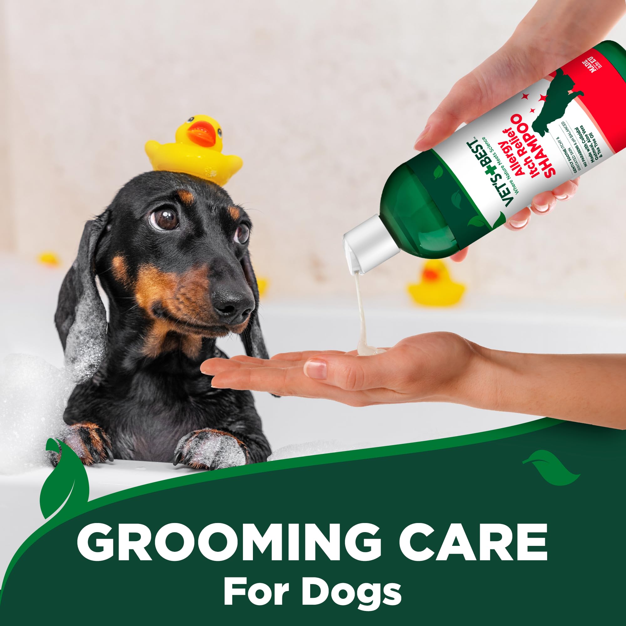 Vet's Best Allergy Itch Relief Dog Shampoo - Relieves Discomfort from Seasonal Allergies | 470ml 4