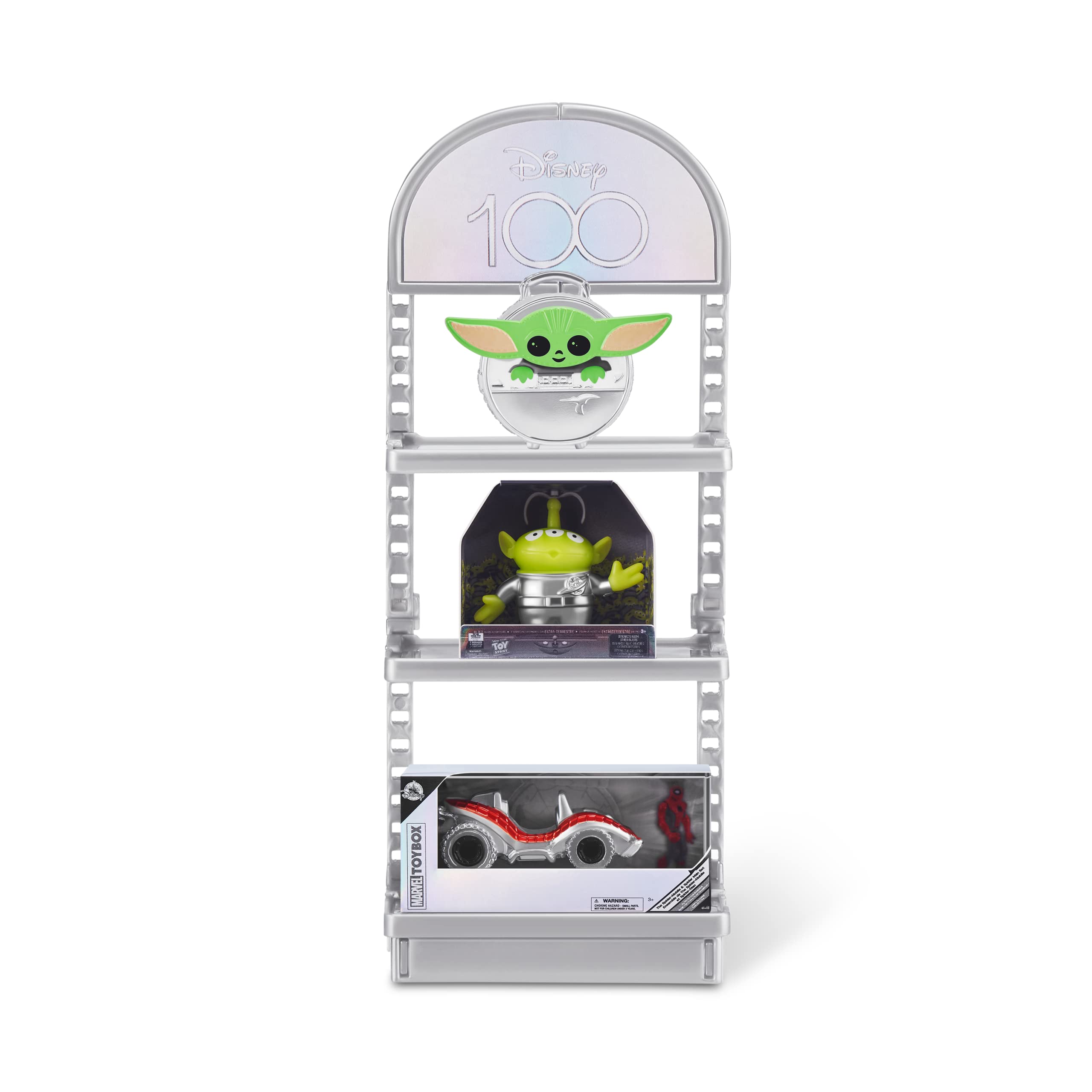 Mini Brands Disney Platinum Limited Edition - Mystery Capsule with 5 Surprise Minis, 100th Anniversary Collectible (1 Capsule) 5