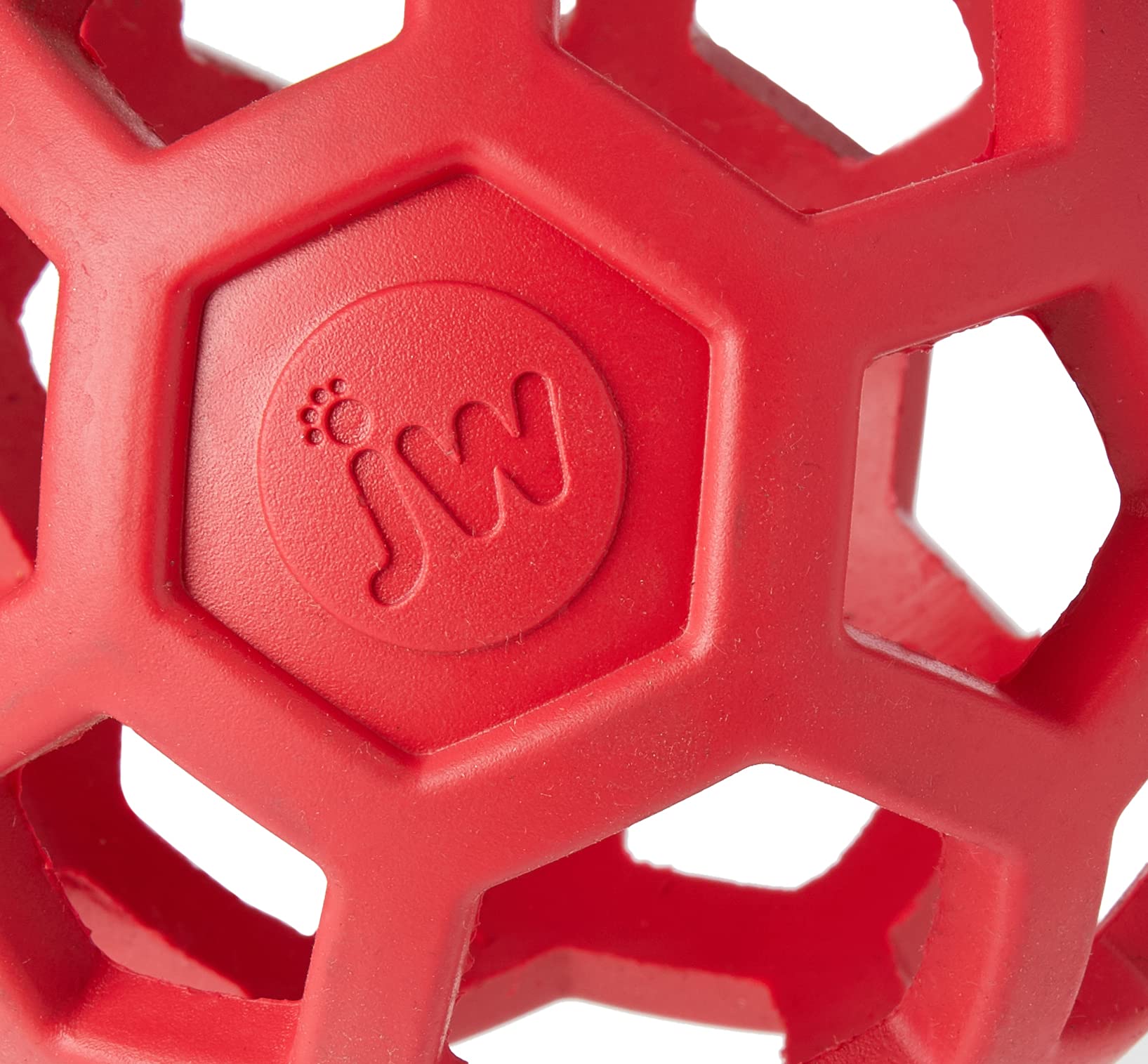 JW Hol-ee Roller Treat Ball - Durable Natural Rubber Chew Toy for Medium Dogs | Assorted Color