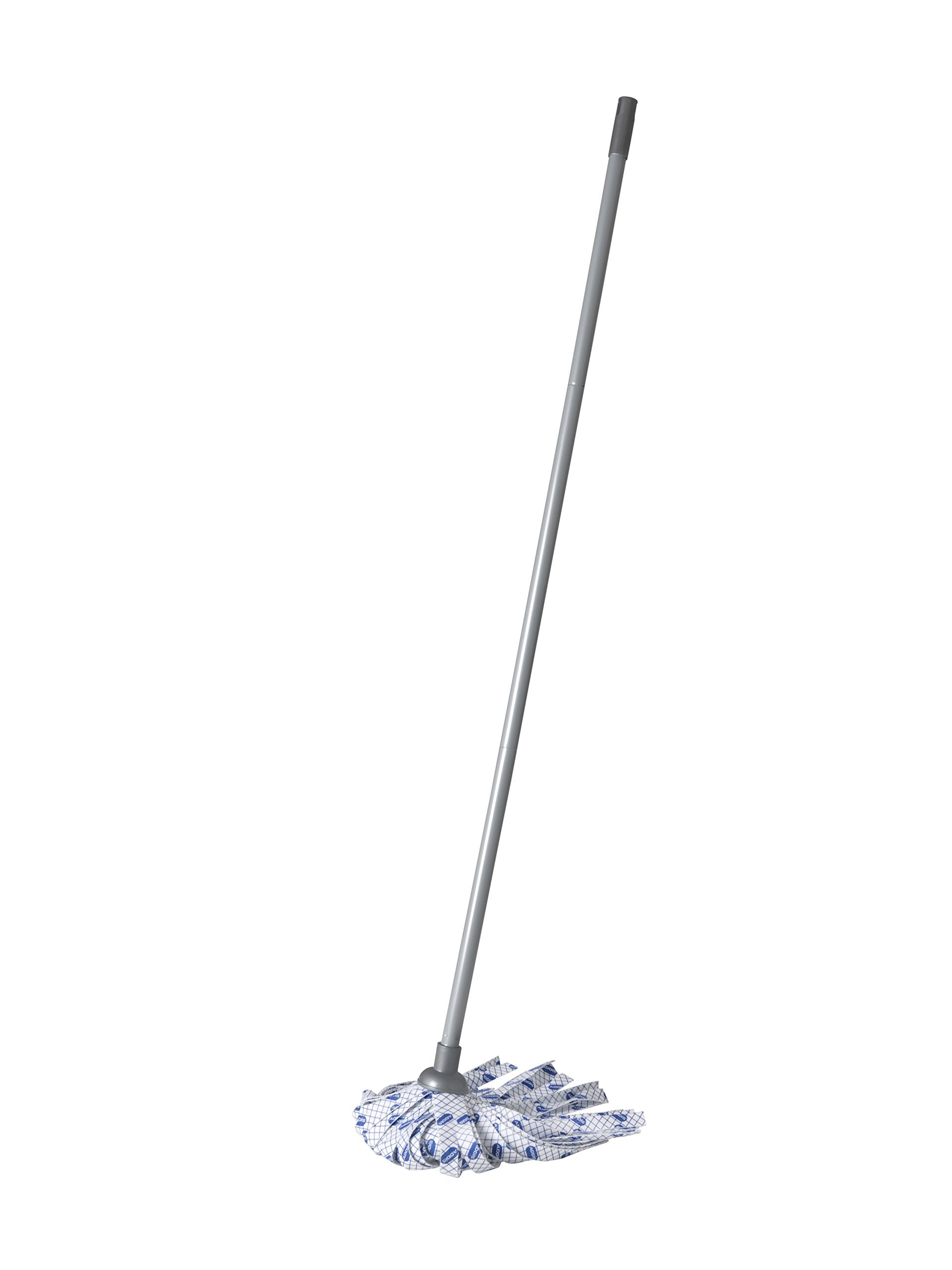 Addis - Cloth Mop with 3-Piece Handle in Blue, White & Metallic-Grey 8