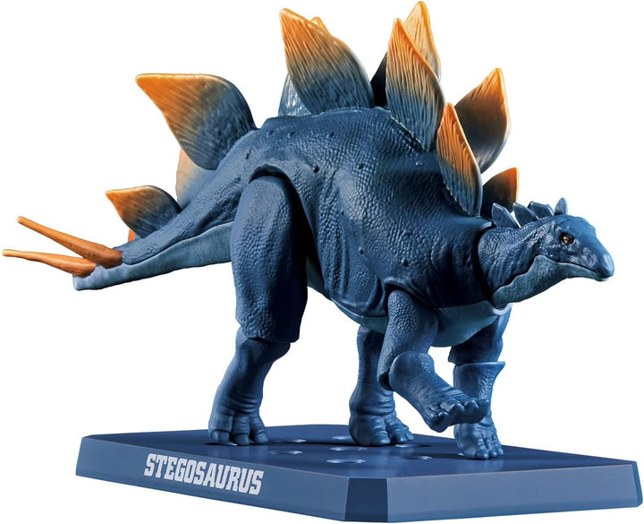 Bandai Dinosaur Plastic Stegosaurus Model Kit - Buildable Prehistoric Creature Toy