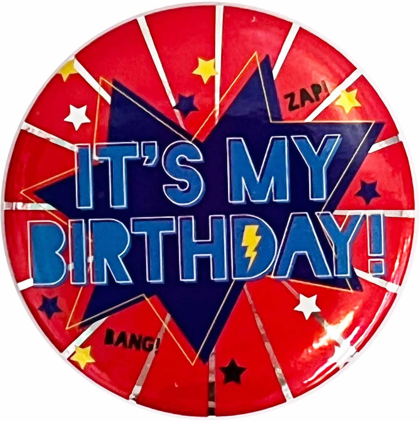 Amscan It's My Birthday Hero Red Badge 1