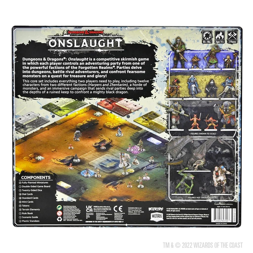 Dungeons & Dragons Onslaught Board Game Core Set 14