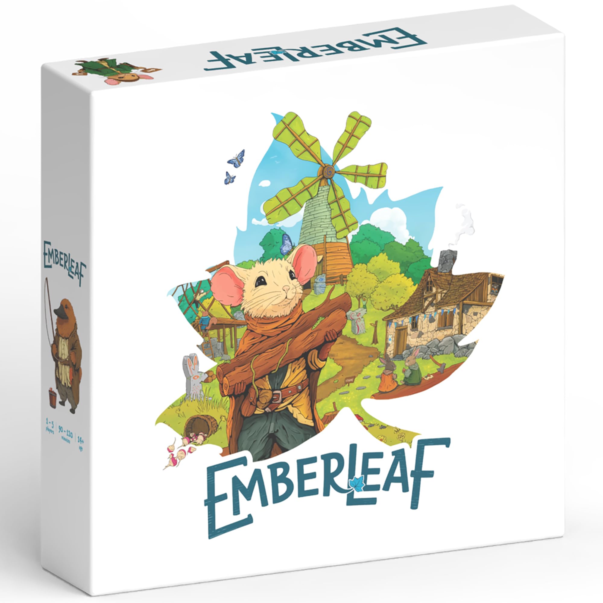The City of Games Emberleaf Board Game | Card Dancing, Tile Placement, Engine Building