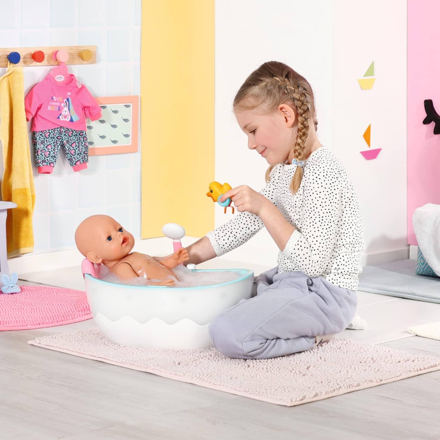 BABY Born Bathtub - Interactive Bath Toy with Light & Sound Effects 7