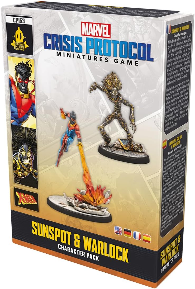 Atomic Mass Games Marvel: Crisis Protocol Sunspot & Warlock Character Pack (CP153) 9